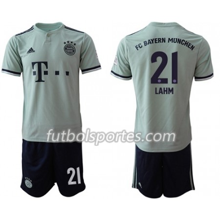 Camisetas Bayern de Múnich Lahm 21 Niño Segunda Equipacion 2018/2019